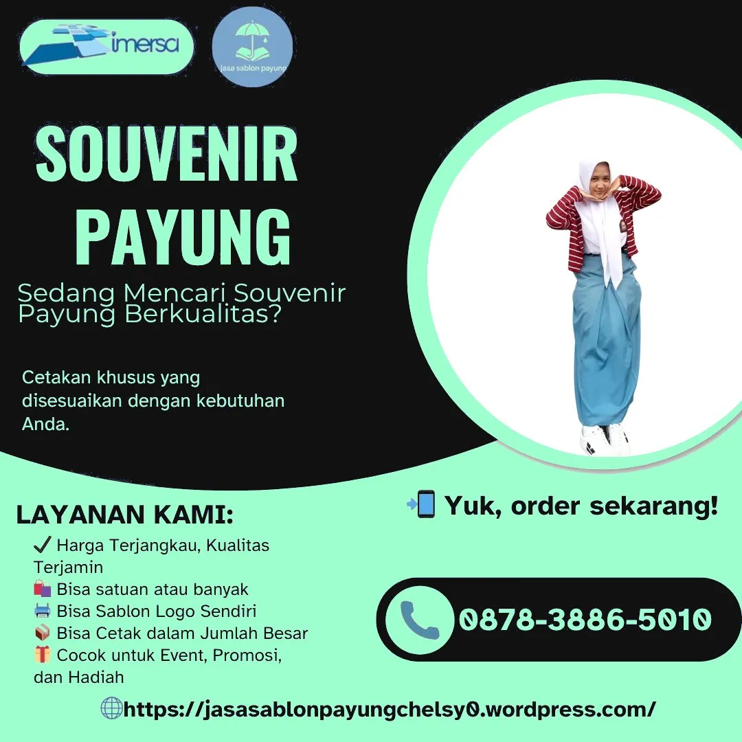 Jasa Sablon Payung Samarinda 0878-3886-5010 WA