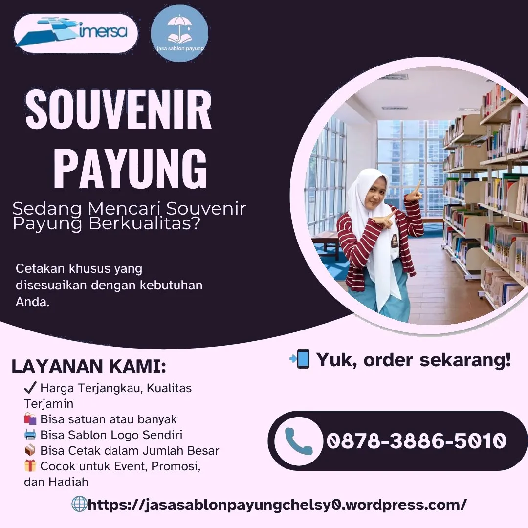 Sablon Payung di Malang