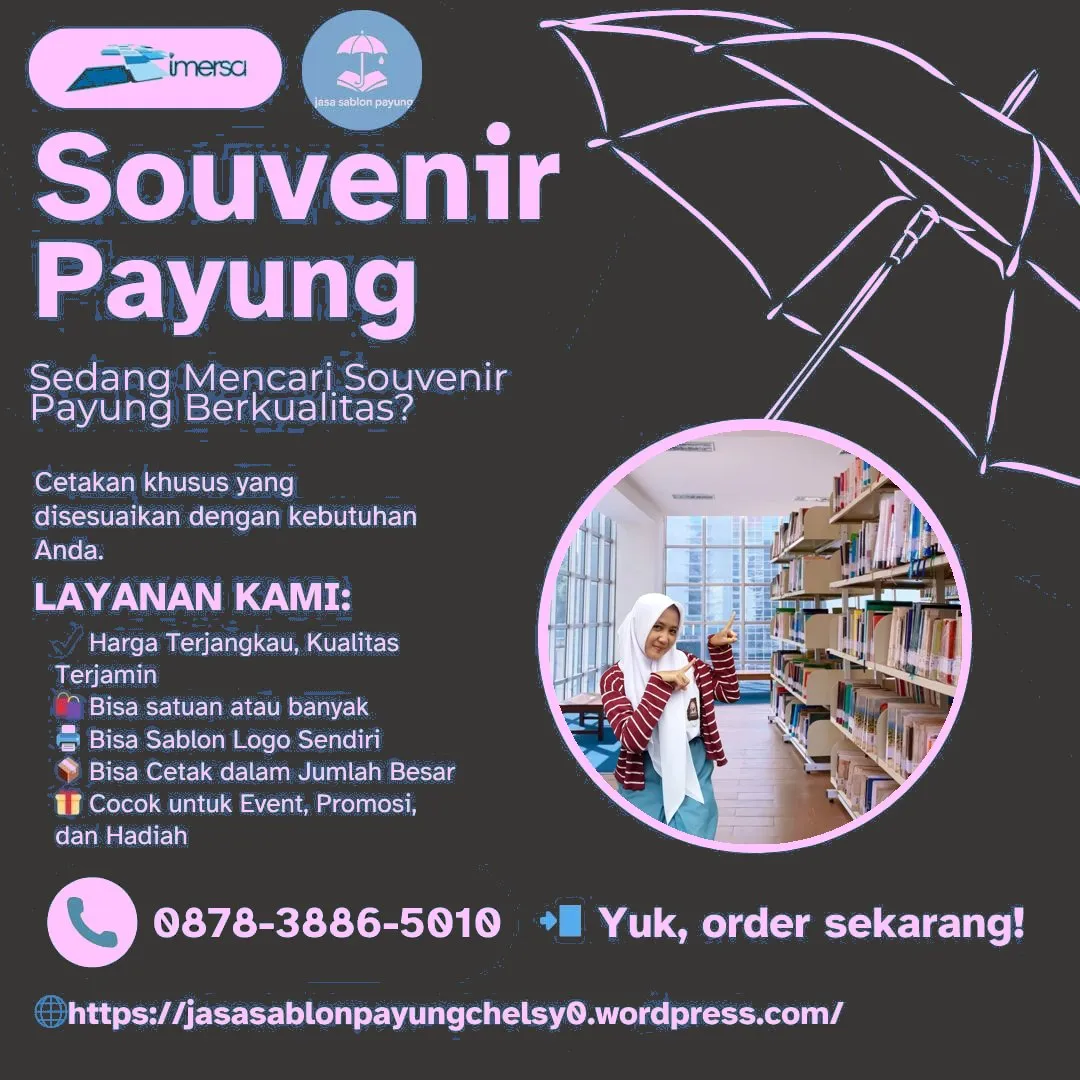 Harga Souvenir Payung di Magelang 0878-3886-5010 WA