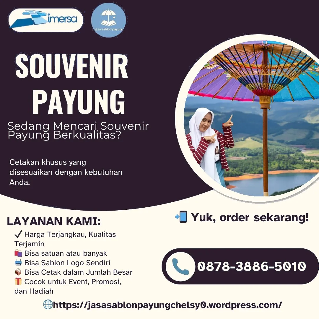0878-3886-5010 (WA) Pembuatan Payung Promosi, Sablon Payung Promosi Jogja, Souvenir Payung Mojokerto, Sablon Payung DTF, Sablon Payung Terdekat, Souvenir Payung di Jakarta, Souvenir Payung Kendari, Distributor Payung di Jogja, Souvenir Payung Sidoarjo, Harga Sablon Payung di Surabaya