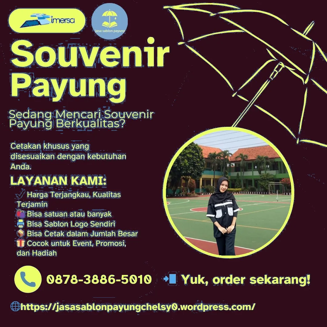 Tempat Sablon Payung 0878-3886-5010 WA