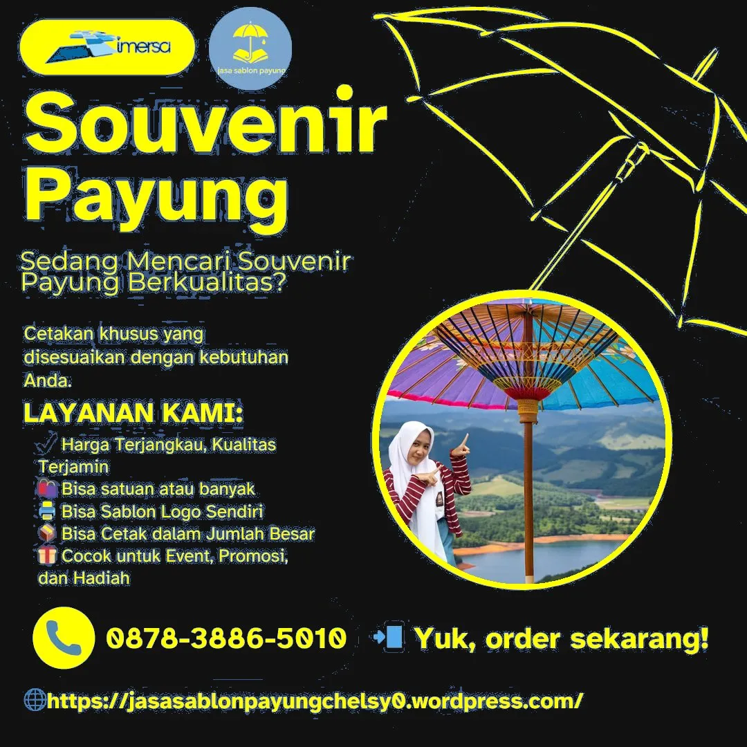 Souvenir Payung Jogja 0878-3886-5010 WA