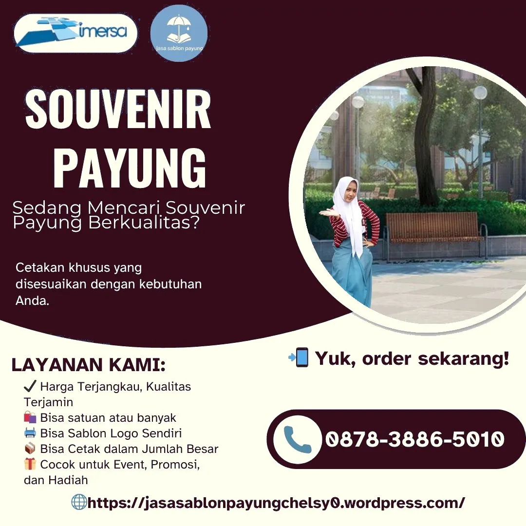 Souvenir Pernikahan Payung Jakarta 0878-3886-5010 WA