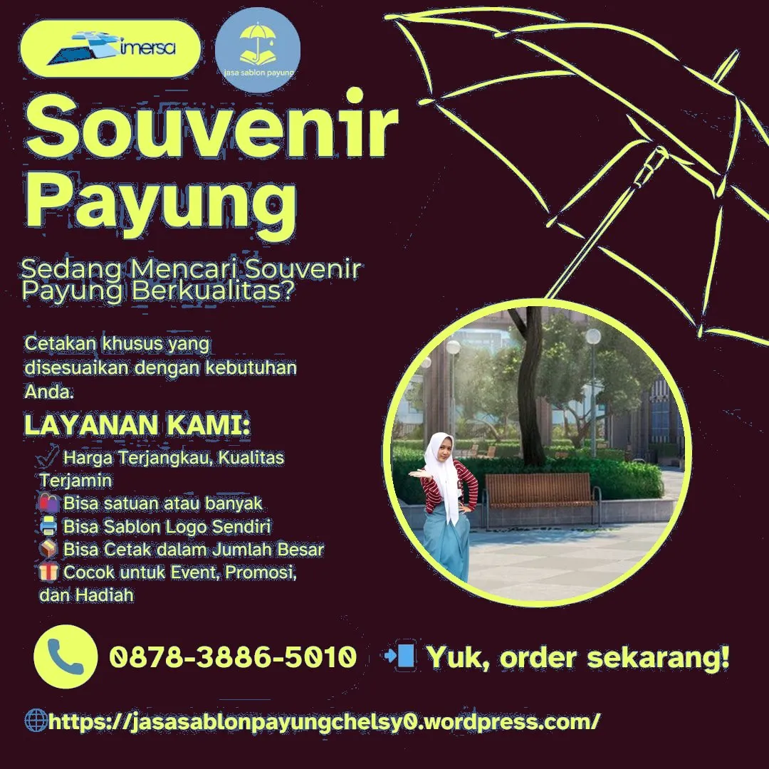 Souvenir Payung Bandung 0878-3886-5010 WA