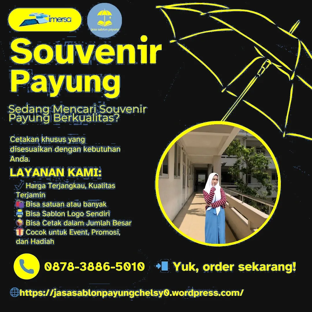 Sablon Souvenir Payung 0878-3886-5010 WA