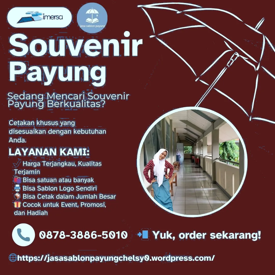 0878-3886-5010 (WA) Jasa Sablon Payung Bali, Souvenir Payung Polos, Payung Souvenir Palembang, Souvenir Payung Murah Surabaya, Payung Promosi Depok, Pembuatan Payung Promosi Bandung, Souvenir Payung Karawang, Souvenir Payung Murah Semarang, Harga Sablon Payung di Surabaya, Souvenir Promosi Payung Lipat