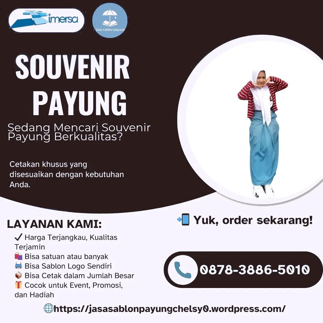 Tempat Sablon Payung Bandung 0878-3886-5010 WA