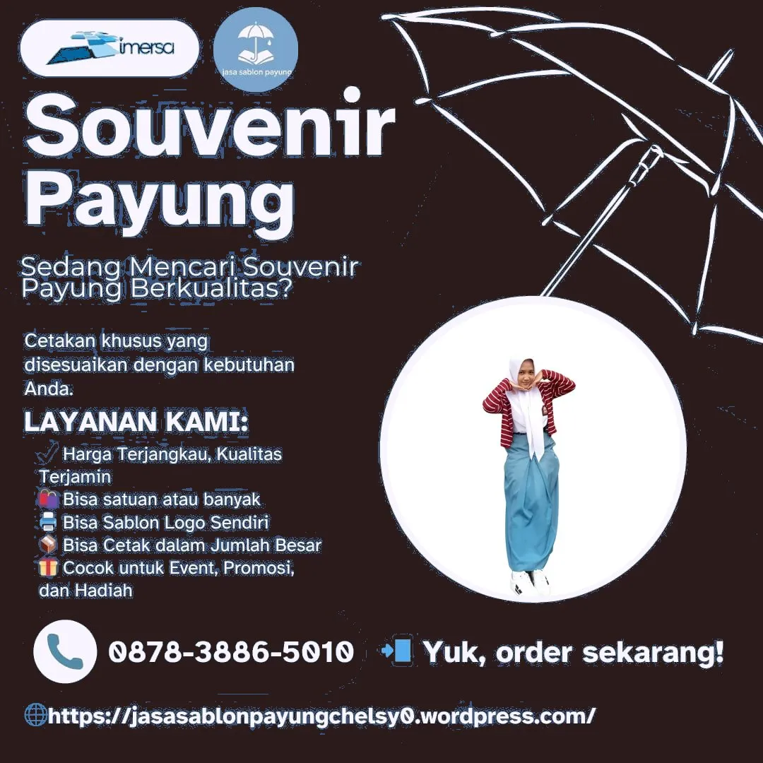 0878-3886-5010 (WA) Payung Souvenir dan Promosi, Jasa Sablon Payung Samarinda, Payung Souvenir Tangerang, Cetak Payung Sablon Murah, Harga Payung Lipat Promosi Murah, Souvenir Payung Jember, Souvenir Payung Sidoarjo, Sablon Payung Murah Surabaya, Payung Custom Semarang, Jual Macam Payung Souvenir