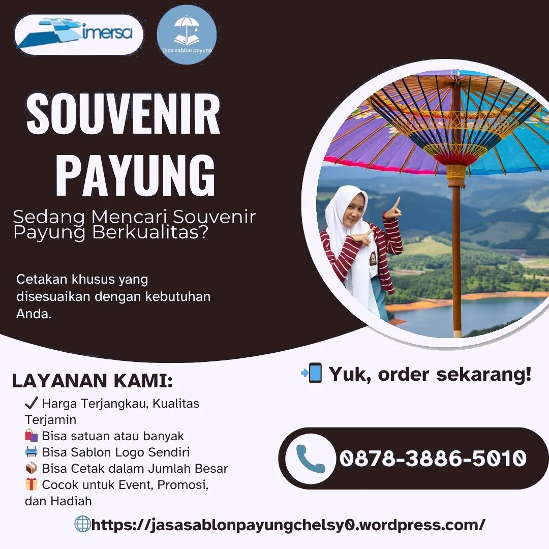 Souvenir Payung Lamongan 0878-3886-5010 WA