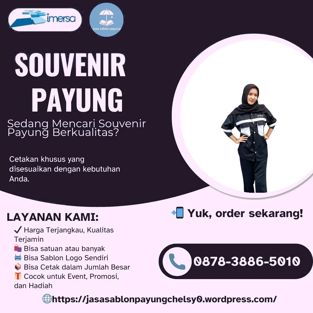 Souvenir Promosi Payung Lipat 0878-3886-5010 WA