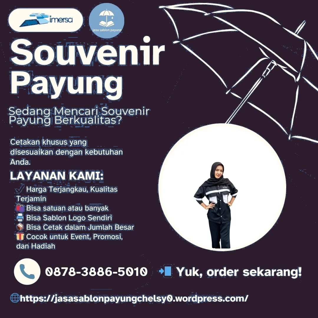 Jasa Sablon Payung Denpasar 0878-3886-5010 WA