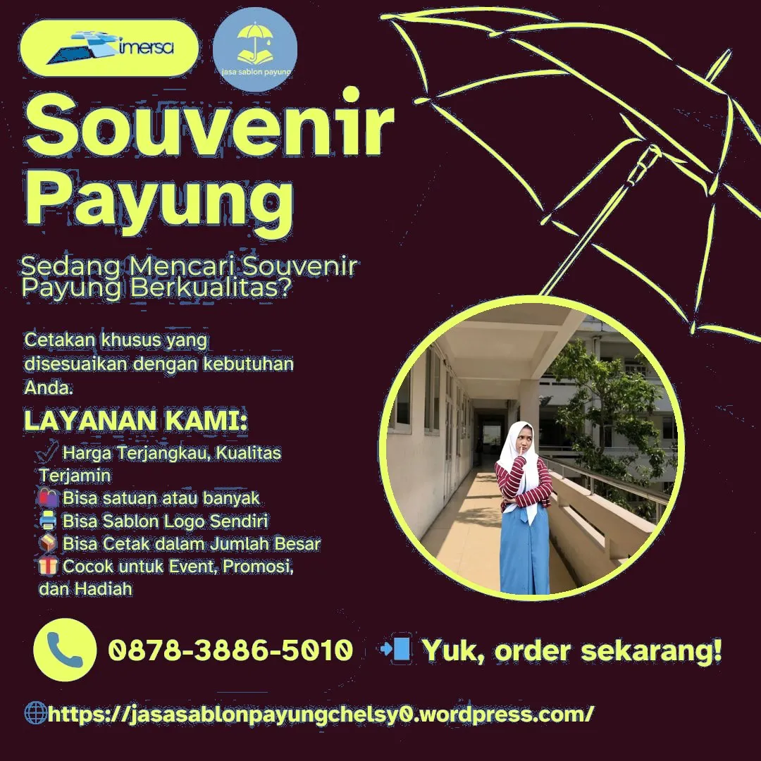 Jasa Sablon Payung Surabaya 0878-3886-5010 WA
