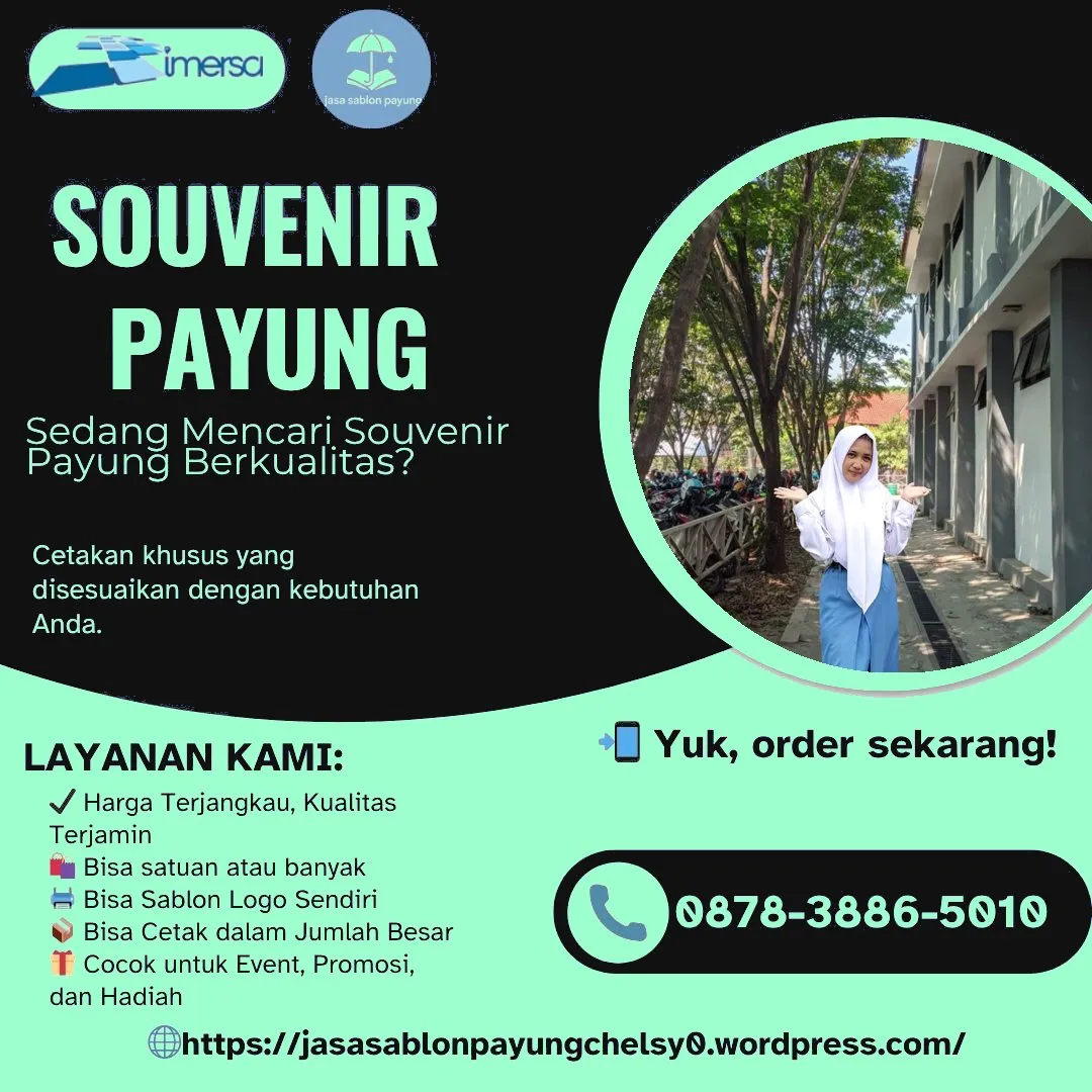 Sablon Payung Sidoarjo 0878-3886-5010 WA