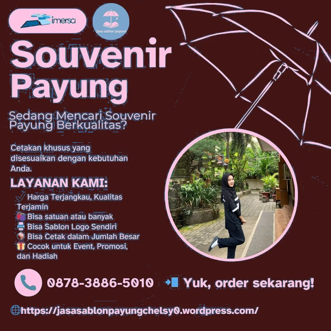 Jasa Sablon Payung Magelang 0878-3886-5010 WA