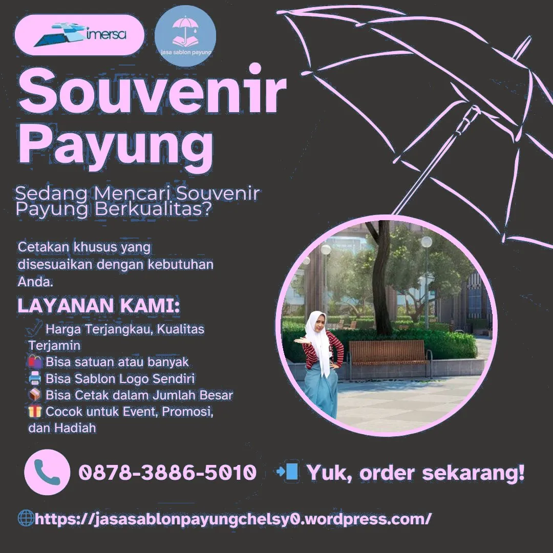 Harga Pembuatan Payung Souvenir 0878-3886-5010 WA