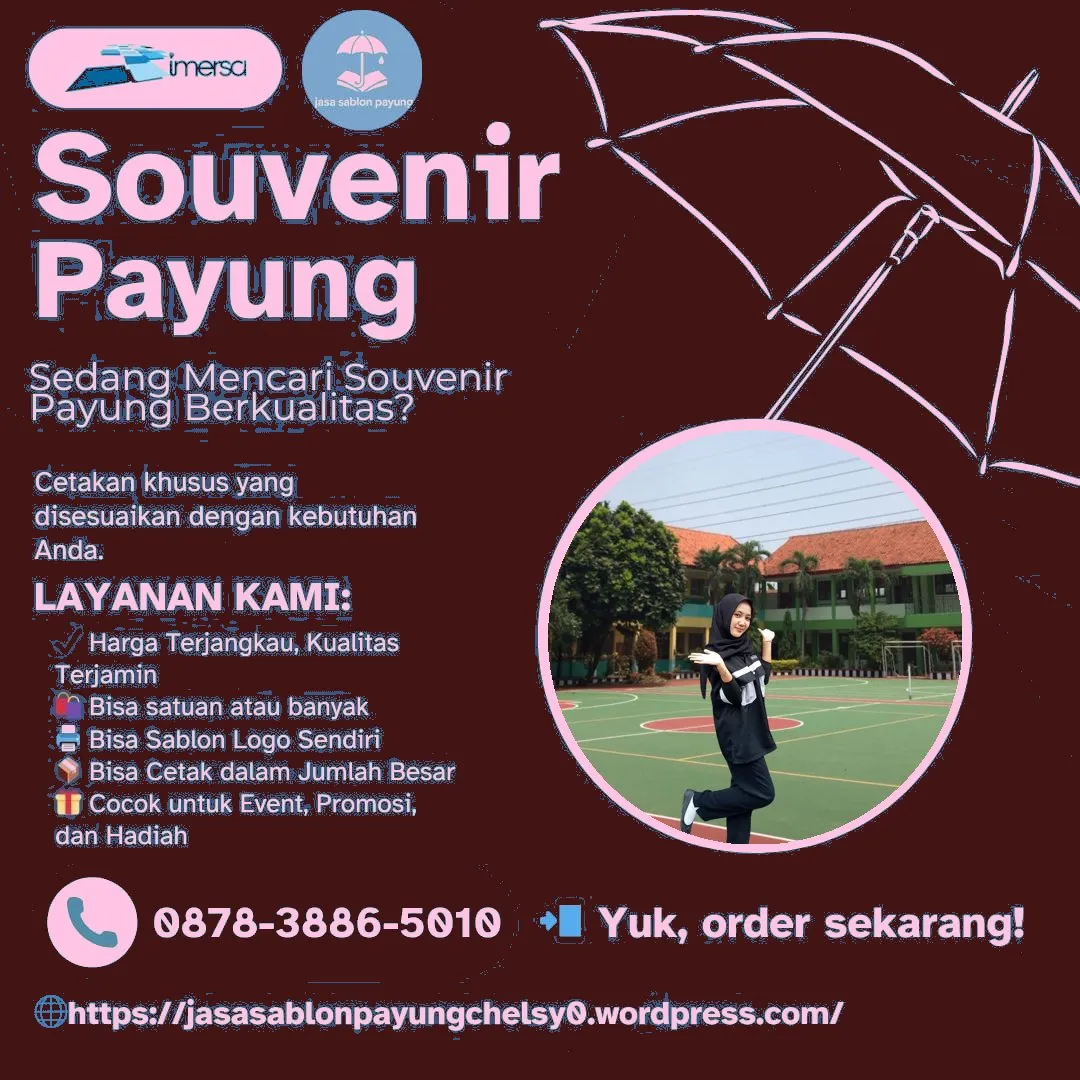 Jasa Pembuatan Sablon Payung 0878-3886-5010 WA