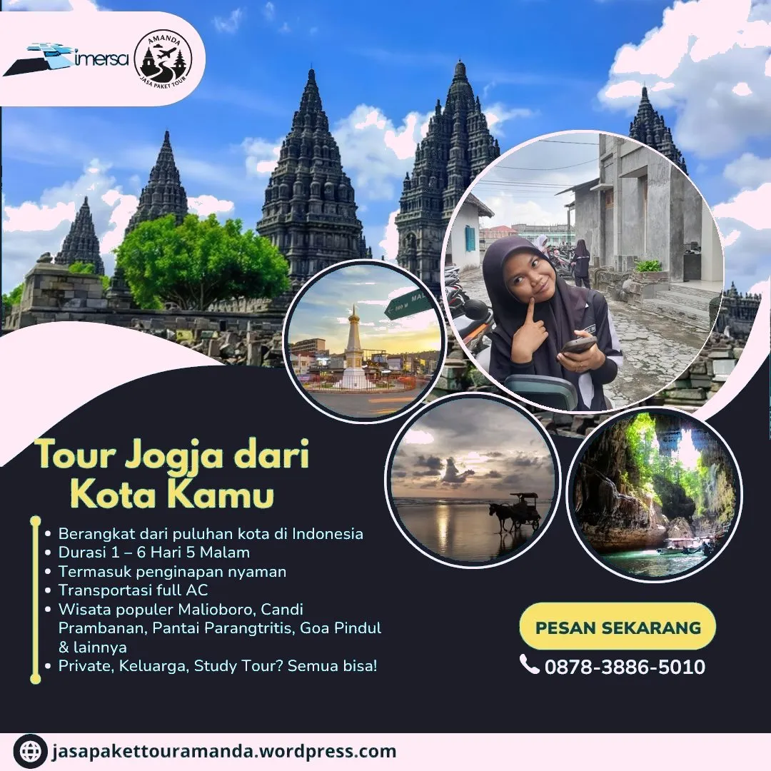 Paket Wisata Solo Jogja Murah, Paket Tour Jogja 3 Hari 2 Malam Dari Medan, Paket Tour Jogja 6 Hari 5 Malam Dari Mataram, Paket Study Tour Jogja Dari Jakarta, Paket Tour Jogja 2 Hari 1 Malam Dari Pekalongan, Paket Tour Jogja 6 Hari 5 Malam, Paket Tour Jogja 4 Hari 3 Malam Dari Cilegon, Paket Tour Jogja 6 Hari 5 Malam Dari Tangerang, Tour Harian Jogja, Paket Liburan Jogja Bali