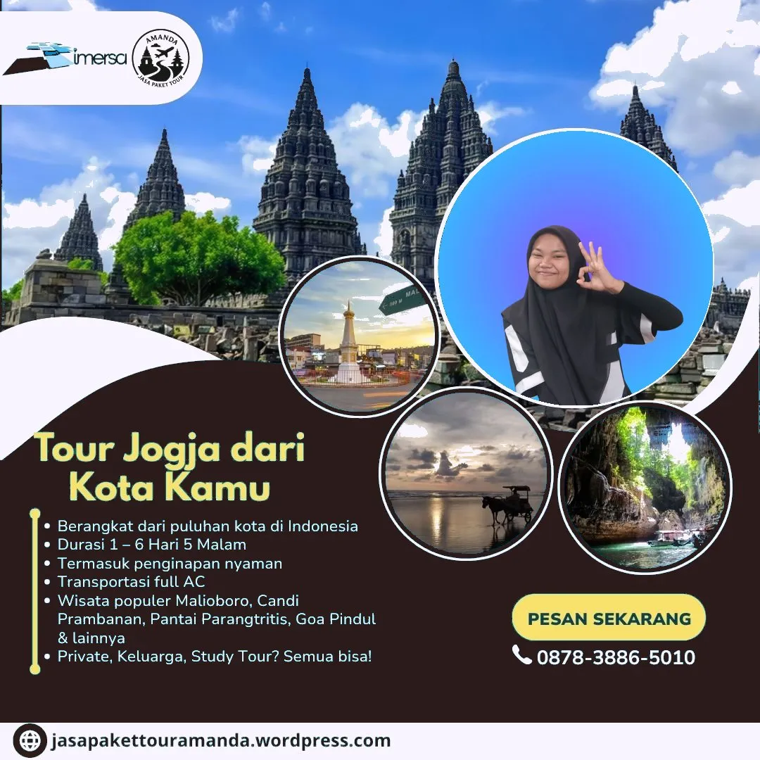 Paket Tour Jogja 2 Hari 1 Malam Dari Sukabumi | 087838865010