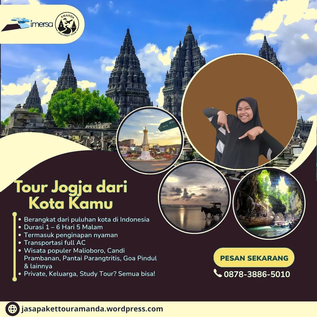 Paket Tour Jogja 2 Hari 1 Malam Dari Pasuruan | 087838865010