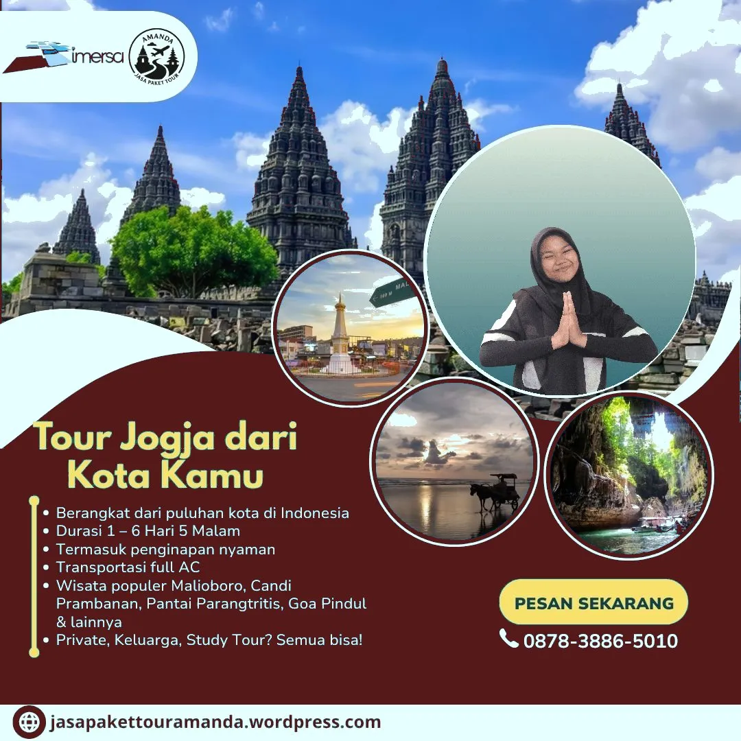 Paket Tour Jogja 4 Hari 3 Malam Dari Gorontalo | 087838865010