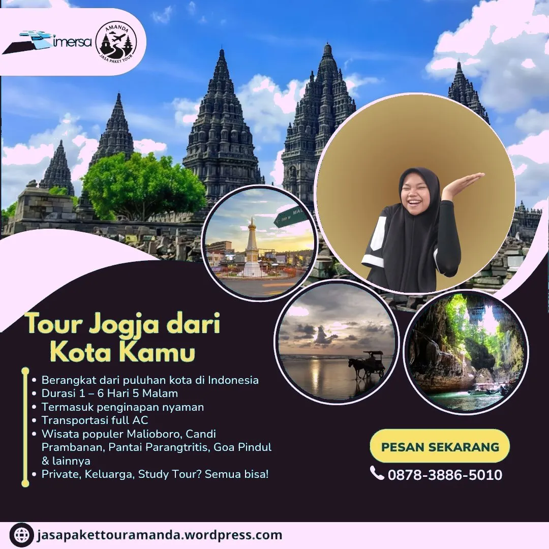 Paket Tour Jogja 5 Hari 4 Malam Dari Cimahi, Paket Tour Jogja 1 Hari Dari Pekalongan, Paket Wisata Jogja Dengan Bus, Paket Tour Jogja 6 Hari 5 Malam Dari Kendari, Paket Tour Jogja 3 Hari 2 Malam Dari Tasikmalaya, Paket Tour Jogja 2 Hari 1 Malam Dari Bogor, Paket Tour Jogja 4 Hari 3 Malam Dari Jambi, Paket Wisata Religi Jogja, Paket Wisata Jogja, Paket Tour Jogja 3 Hari 2 Malam Dari Cilegon