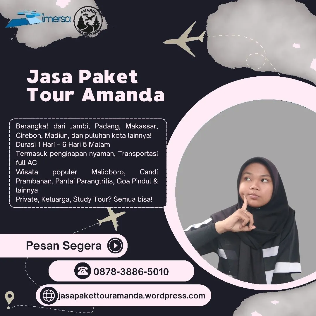 Contoh Paket Wisata 4 Hari 3 Malam Jogja | 087838865010