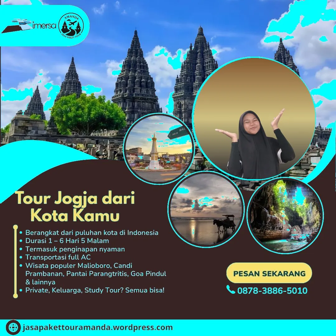 Paket Tour Jogja 1 Hari Dari Bekasi | 087838865010