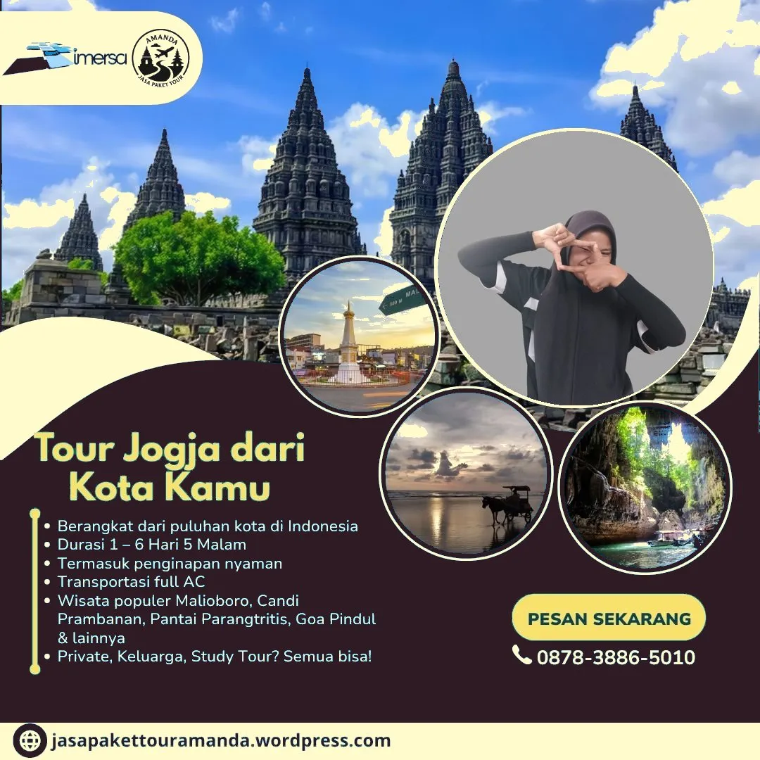 Paket Tour Jogja 1 Hari Dari Bima | 087838865010