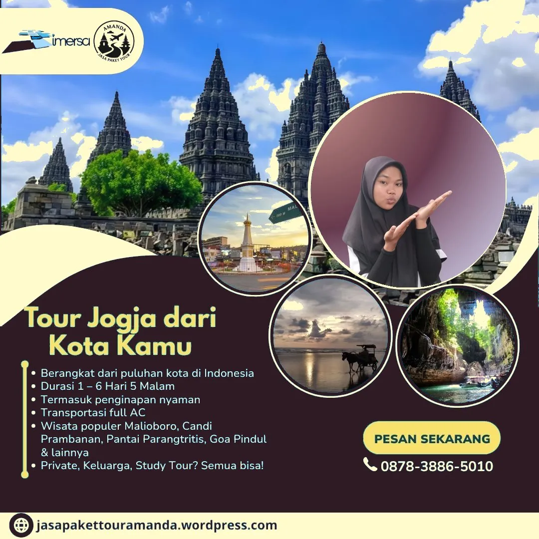 Paket Tour Jogja 2 Hari 1 Malam Dari Pekalongan | 087838865010