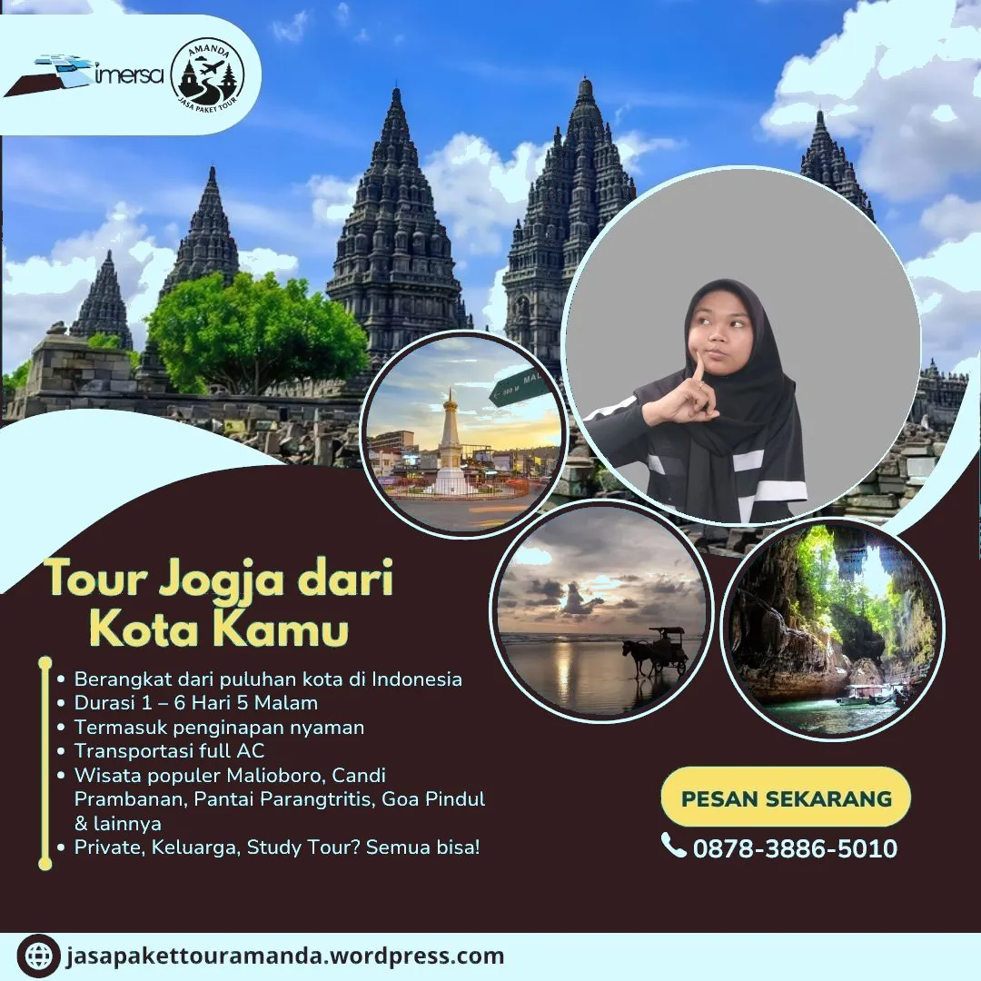 Paket Tour Jogja 1 Hari Dari Ambon | 087838865010