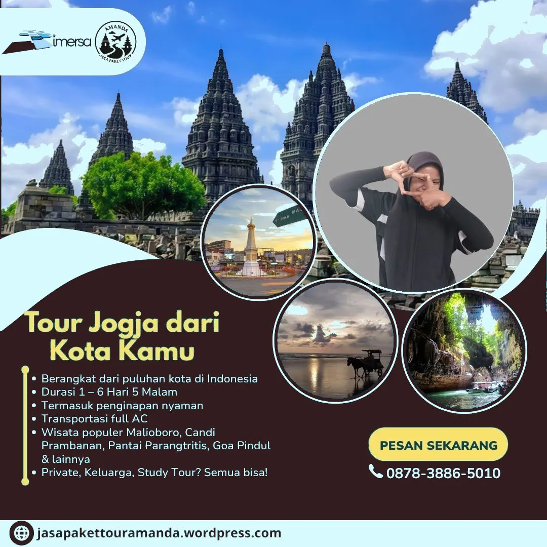 Paket Tour Jogja 3 Hari 2 Malam Dari Banda Aceh | 087838865010