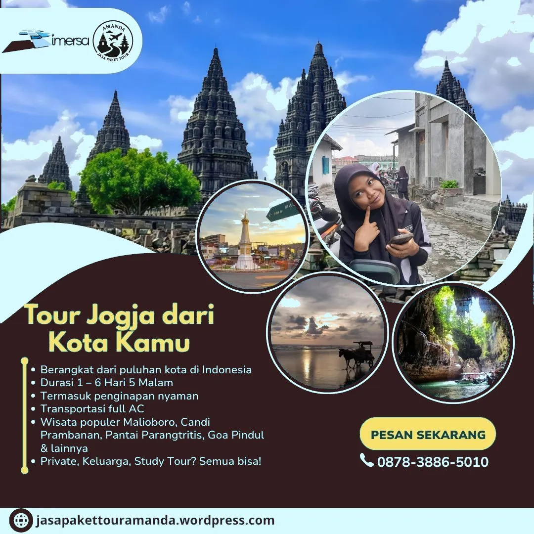 Tour Jogja Naik Kereta | 087838865010