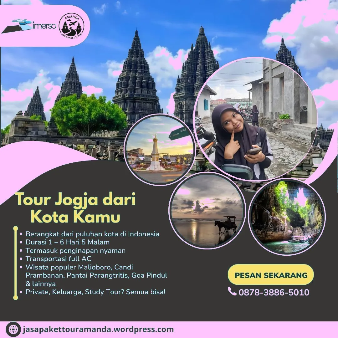 Paket Tour Jogja 3 Hari 2 Malam Dari Madiun | 087838865010