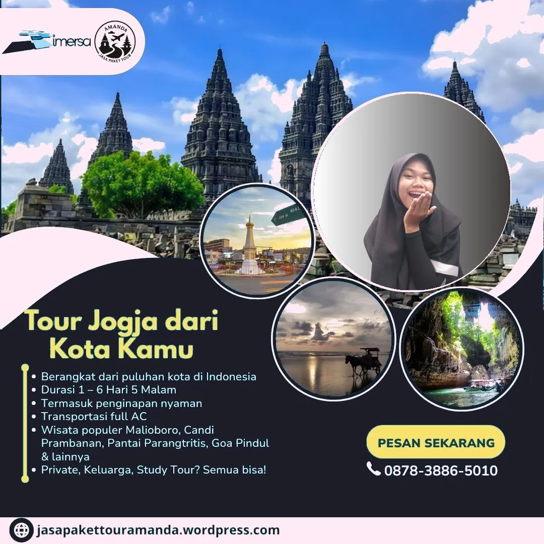 Paket Wisata Bandung Jogja Dengan Kereta Api, Tour Guide Jogja, Paket Wisata Honeymoon Jogja, Paket Tour Jogja 2 Hari 1 Malam Dari Semarang, Paket Tour Jogja 1 Hari Dari Cilegon, Paket Tour Jogja 2 Hari 1 Malam Dari Magelang, Paket Tour Jogja 6 Hari 5 Malam Dari Batam, Paket Tour Jakarta Jogja 3 Hari 2 Malam, Paket Tour Jogja 6 Hari 5 Malam Dari Bogor, Paket Tour Jogja 4 Hari 3 Malam Dari Tegal