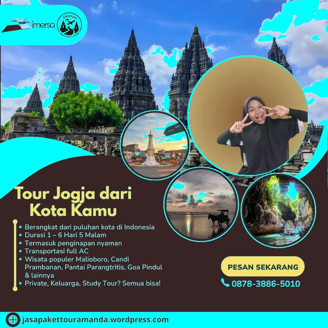 Paket Tour Jogja 4 Hari 3 Malam Dari Bandar Lampung | 087838865010