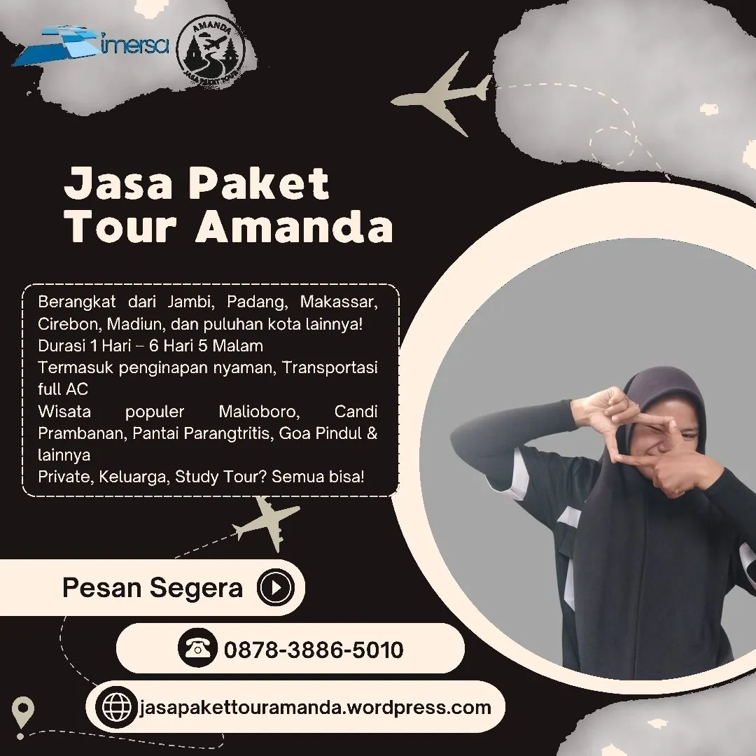Paket Tour Jogja 4 Hari 3 Malam Dari Bukittinggi | 087838865010