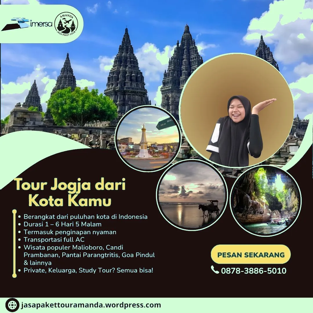 Paket Tour Jogja 1 Hari Dari Malang | 087838865010