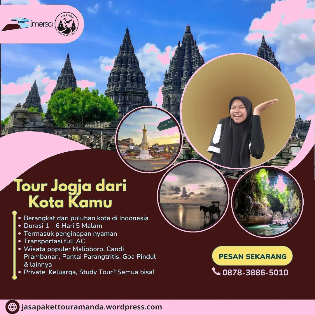Paket Wisata Ke Jogja 3 Hari 2 Malam | 087838865010
