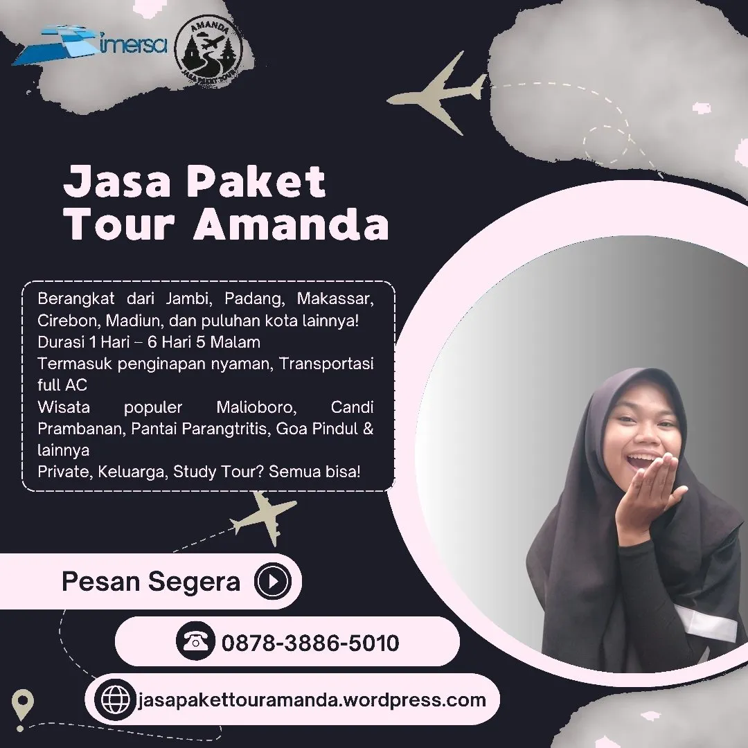 Paket Tour Jogja 6 Hari 5 Malam Dari Batam | 087838865010