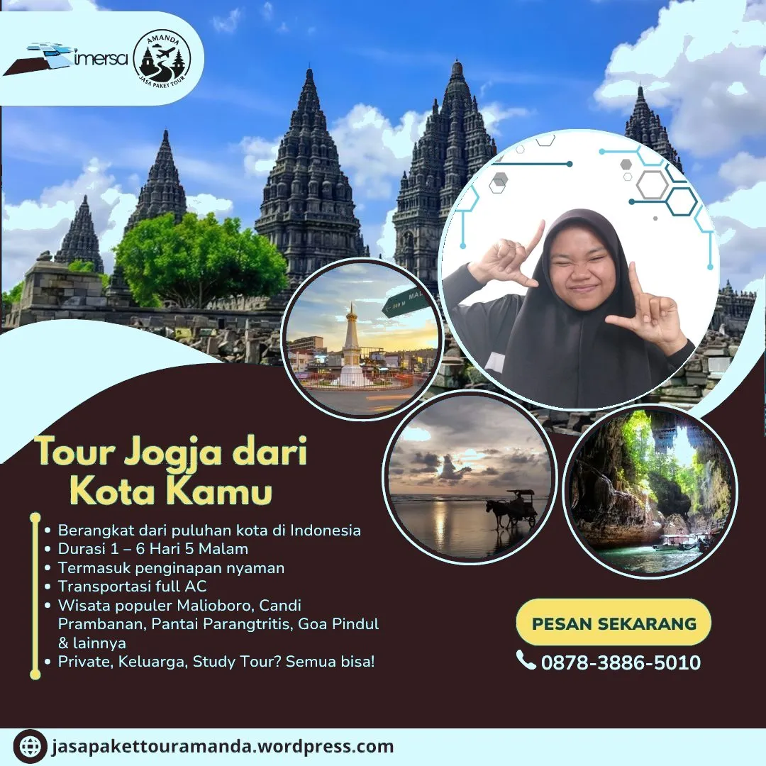 Paket Wisata Jogja Bus | 087838865010