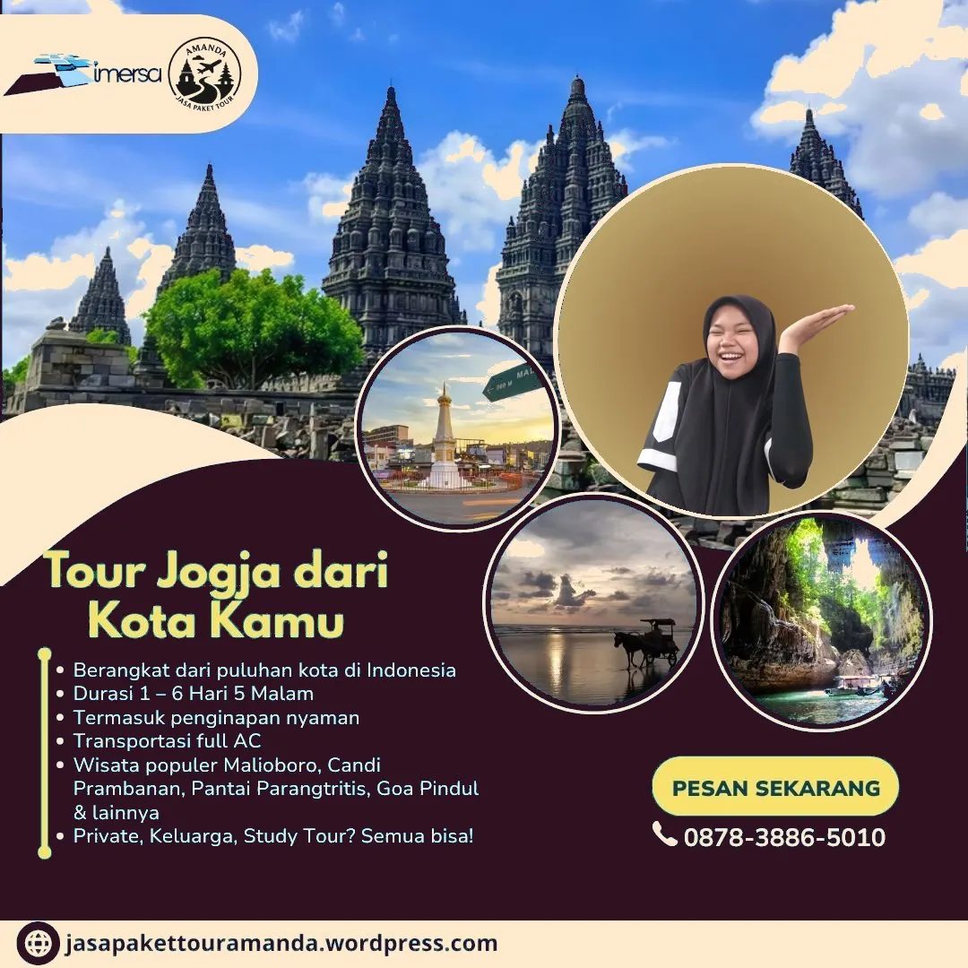 Paket Tour Jogja 3 Hari 2 Malam Dari Kupang, Paket Wisata Jogja 2 Hari 1 Malam Dari Bandung, Paket Tour Jogja 5 Hari 4 Malam Dari Tegal, Paket Tour Jogja 3 Hari 2 Malam Dari Probolinggo, Paket Tour Jogja 3 Hari 2 Malam Dari Binjai, Paket Wisata Jogja Murah 3 Hari 2 Malam, Paket Tour Surabaya Jogja 2 Hari 1 Malam, Paket Study Tour Jogja, Paket Tour Jogja 6 Hari 5 Malam Dari Banjarmasin, Paket Tour Jogja 2 Hari 1 Malam Dari Banjarmasin