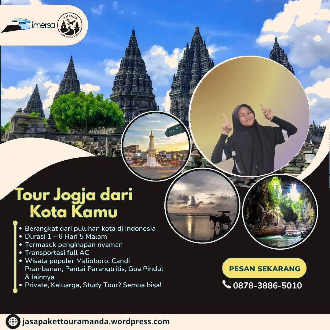 Paket Wisata Surabaya Jogja 2 Hari 1 Malam, Paket Tour Jogja 5 Hari 4 Malam Dari Kediri, Tour Private Jogja, Paket Tour Jogja 1 Hari Dari Banda Aceh, Paket Tour Jogja 1 Hari Dari Depok, Paket Tour Jogja 6 Hari 5 Malam Dari Magelang, Paket Wisata Jogja Karimunjawa, Paket Wisata Jogja 5 Hari 4 Malam, Paket Wisata Bandung Jogja Dengan Kereta Api, Paket Tour Jogja 3 Hari 2 Malam Dari Bekasi