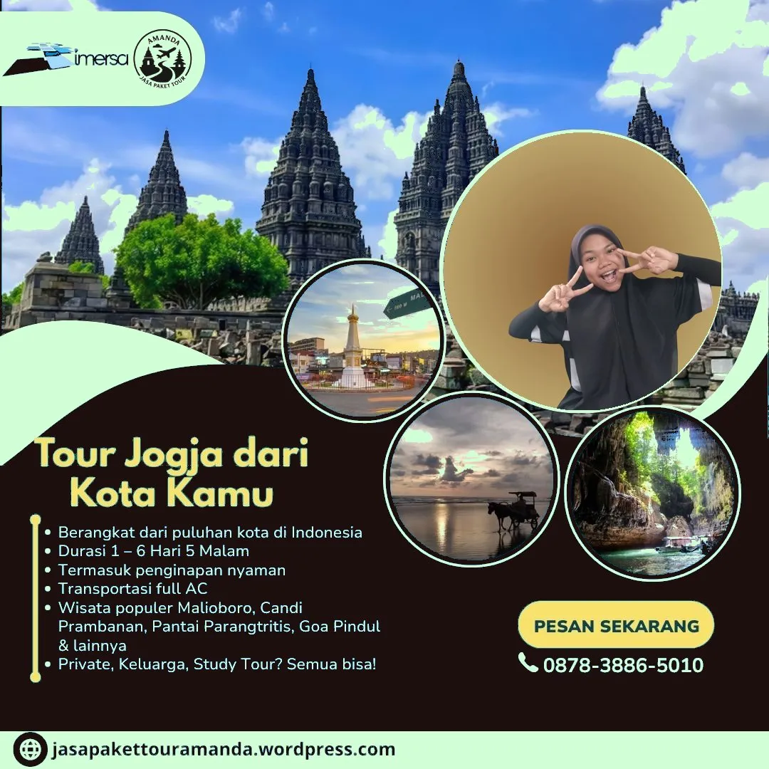 Harga Paket Tour Jogja 3 Hari 2 Malam | 087838865010