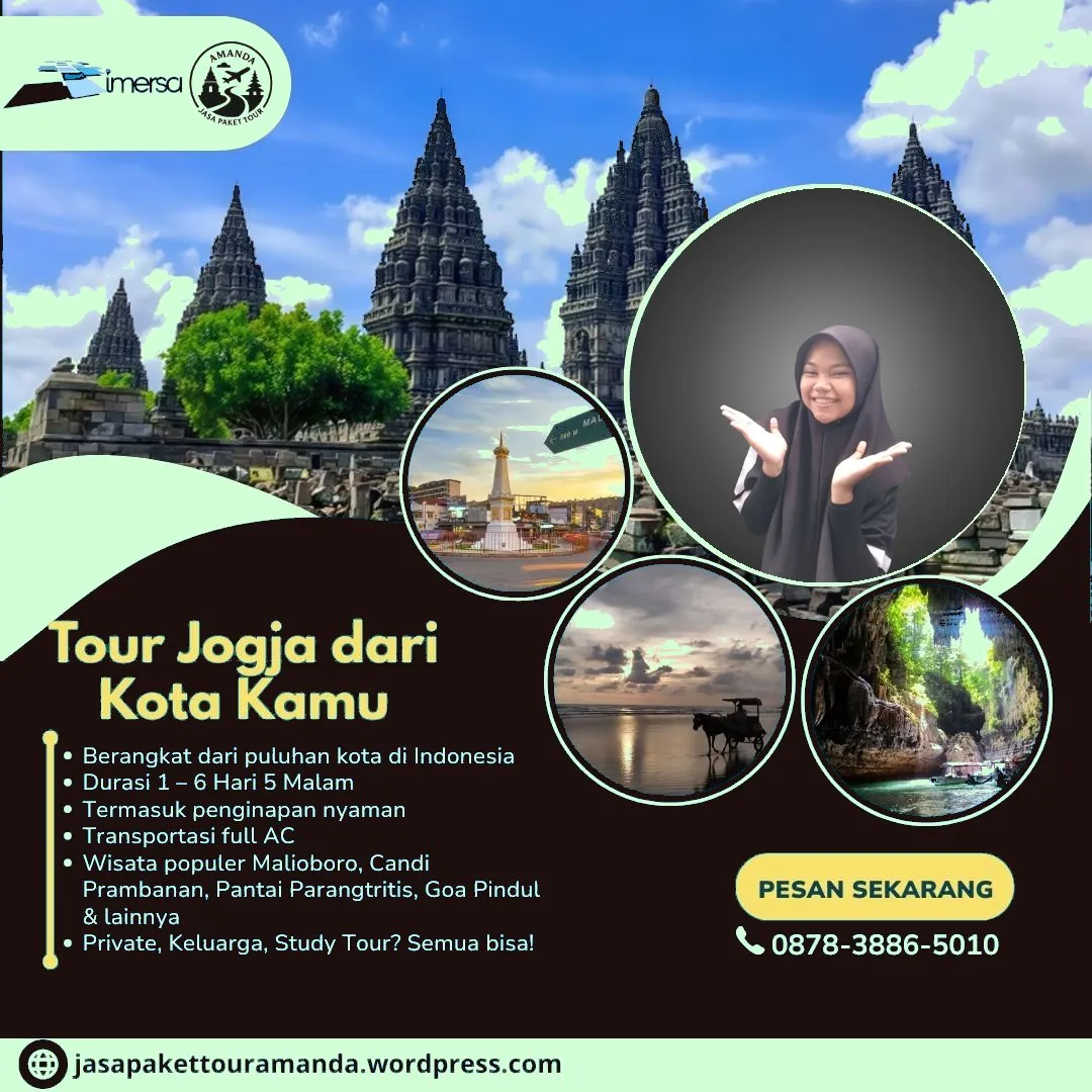 Paket Tour Jogja 4 Hari 3 Malam Dari Surakarta | 087838865010