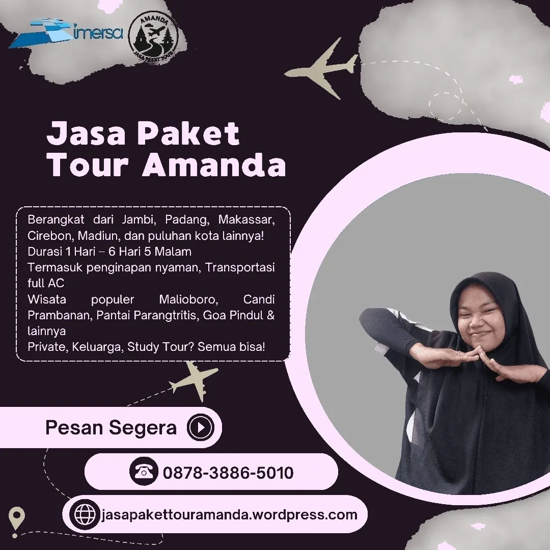 Paket Tour Jogja 5 Hari 4 Malam Dari Metro | 087838865010