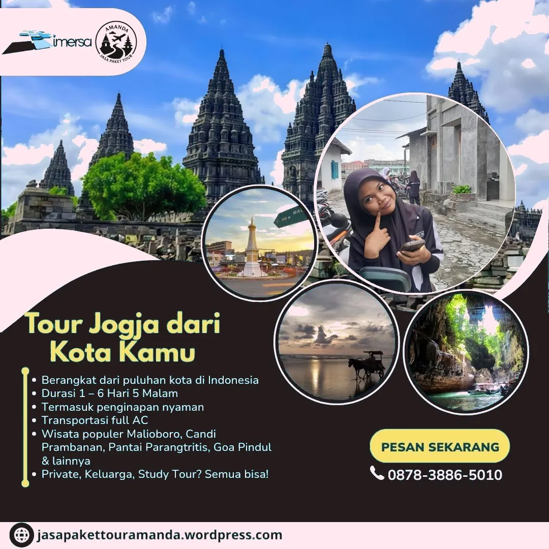 Paket Tour N Travel Jogja | 087838865010