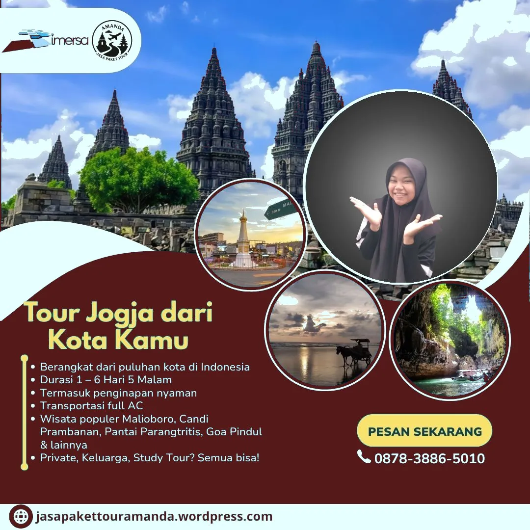 Paket Tour Yogyakarta 4 Hari 3 Malam | 087838865010
