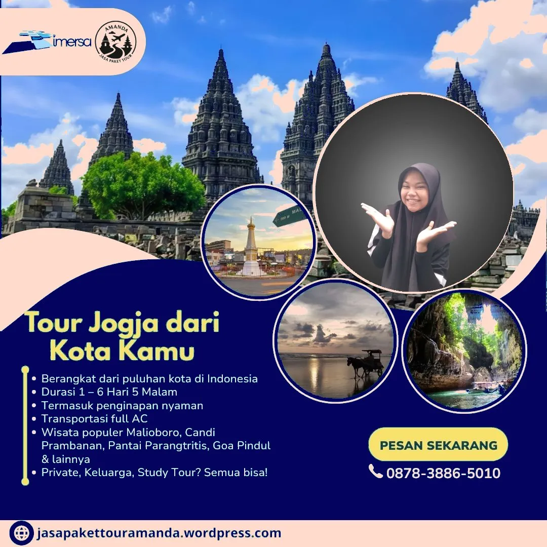 Paket Tour Jogja 3 Hari 2 Malam Dari Bengkulu | 087838865010