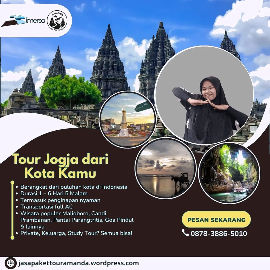 Paket Wisata Jogja 2 Hari 1 Malam | 087838865010