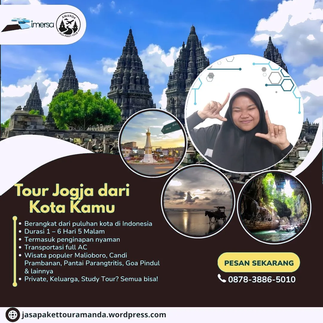 Paket Wisata Jogja Bandung | 087838865010